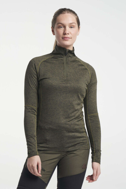TENSON Himalaya HalfZip W tmavá khaki